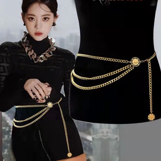 Thắt Lưng Dây Xích Kim Loại Mỏng Kiểu Hàn Quốc Đơn Giản Dễ Phối Đồ Cho Bạn Gái Thắt Lưng Ngọc Trai   Chain   Nữ Dây Xích  Nữ Dây Nịt