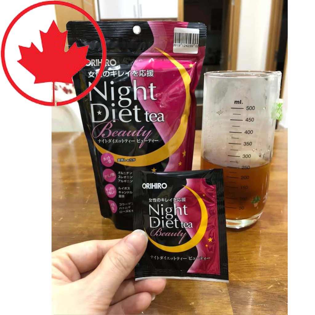 [Chuẩn Auth] Trà giảm cân Night Orihiro - Trà Đêm 16 gói (chính hãng Nhật Bản) | BigBuy360 - bigbuy360.vn