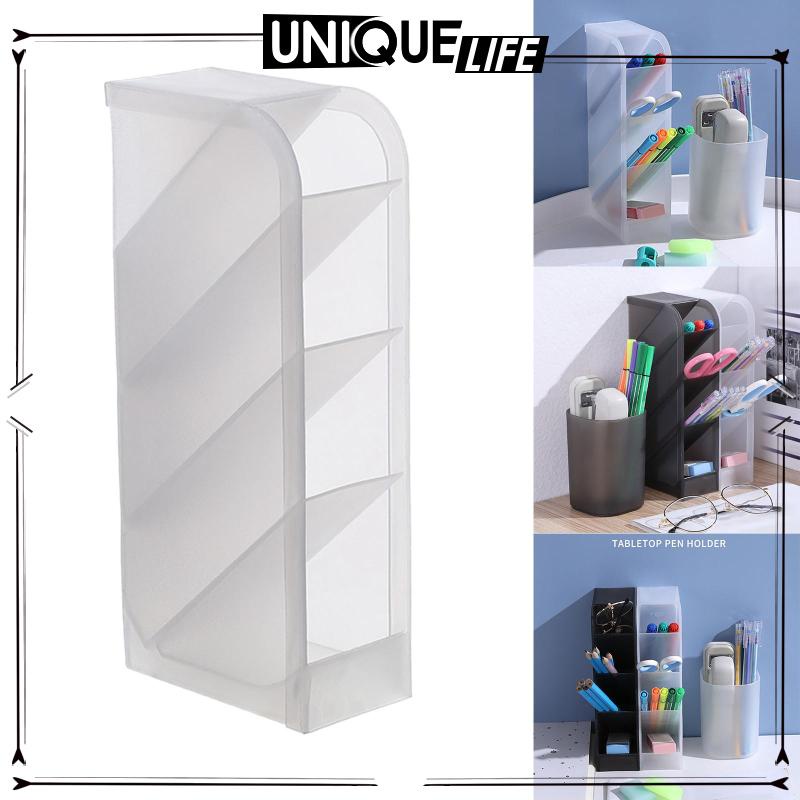 Hộp Đựng Bút 4 Ngăn Để Bàn Sắp Xếp Gọn Gàng Cho Nhà Ở / Văn Phòng