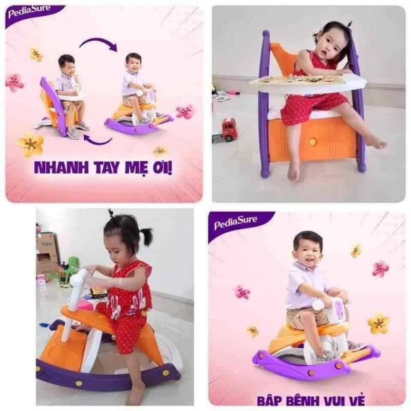 Ghế ăn dặm, bập bênh Pediasure