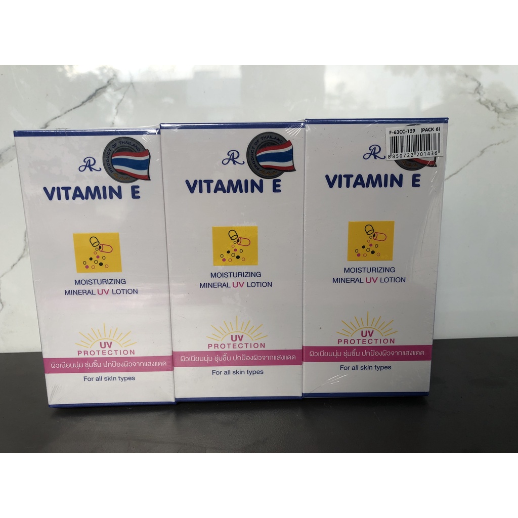 Kem Chống Nắng AR Vitamin E Moisturizing Mineral UV Lotion 50g.