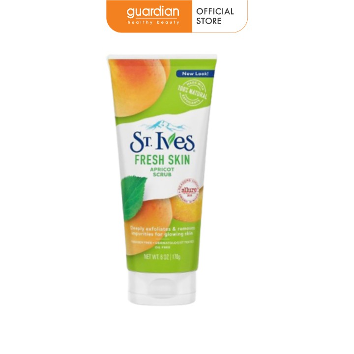 Sữa Rửa Mặt Tẩy Tế Bào Chết St.Ives Quả Mơ Tươi Mát 170g