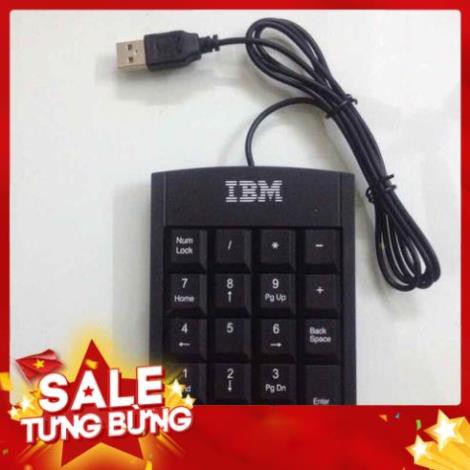 [Hàng loại 1] Bàn phím số IBM cổng usb cho kế toán -PC