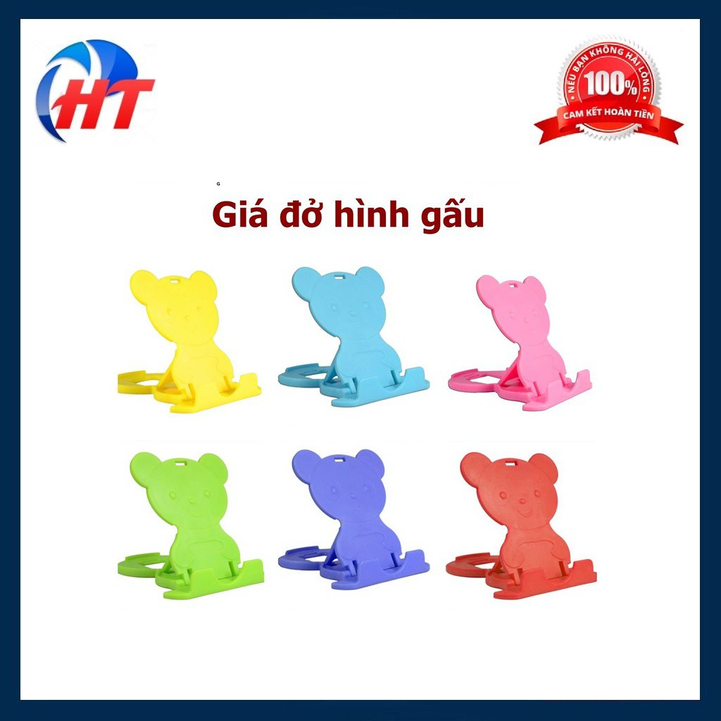 Giá đỡ điện thoại hình gấu - NHIỀU MÀU