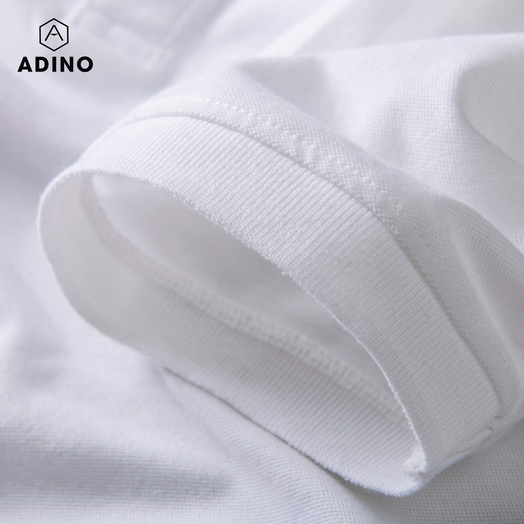 Áo Polo Nam Trơn ADINO Chất Cotton Cao Cấp Cổ Bẻ,Có Cổ Tay Lỡ 12 #polonam | BigBuy360 - bigbuy360.vn