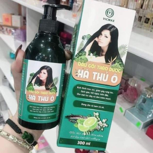 [Ảnh thật + Mã : ANNA57894 giảm 3,5k- Đh>50k] [HÀNG XỊN]Dầu Gội Thảo Dược Hà Thủ ô 300ml[ sỉ + lẻ ]