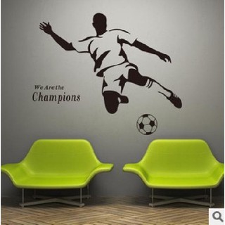 Tranh dán tường họa tiết cầu thủ đá bóng