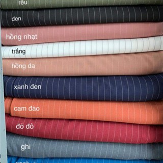 vải tuýt xi kẻ sọc