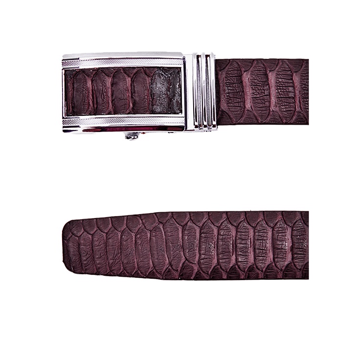 Thắt lưng nam da trăn Huy Hoàng vip 4P màu da nguyên thủy, đen, trắng, nâu HP4331-32-35-42