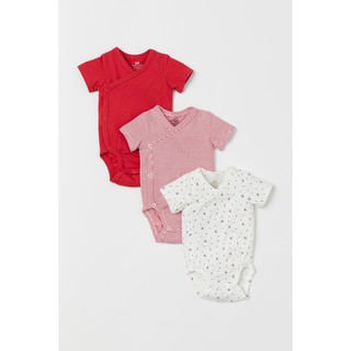 Set 3 body tone đỏ baby hm uk