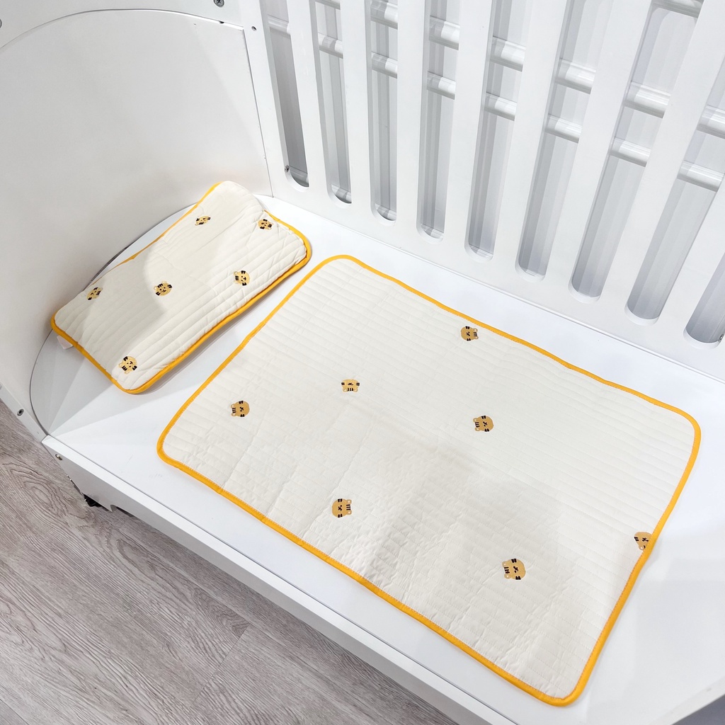 Thảm Điều Hòa Cho Bé 3 Lớp Xuất Hàn Kích Thước 50x70cm Và 60x120cm Thoáng Mát Mềm Mai, Thảm Nằm Cho Bé
