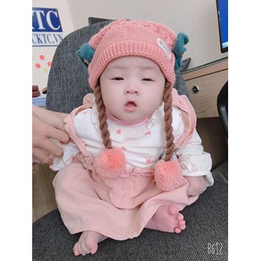 Nón bím len 2 nơ xinh cho bé yêu