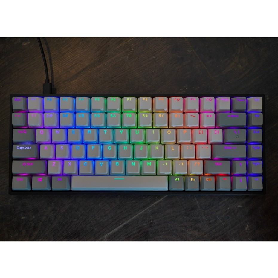 Bàn phím cơ Edra EK387 EK384 RGB (Bản mới) Cáp TypeC Fuhlen G37S - Phím cơ E-dra EK387