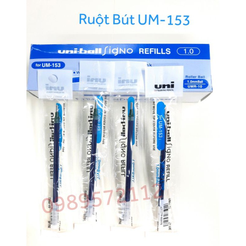 Ruột bút UM-153 (UMR-10)- Ngòi bút thay thế cho bút uni-Ball UM-153