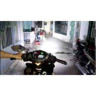 Đèn gắn xe máy đi phượt siêu sáng l4