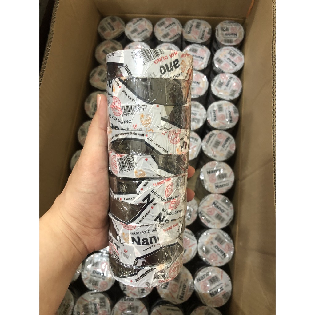 10 cuộn băng keo điện Nano 20Y