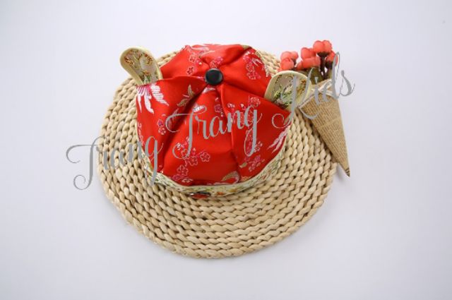 Mũ Thái Tử Sắc đỏ Ngày Tết