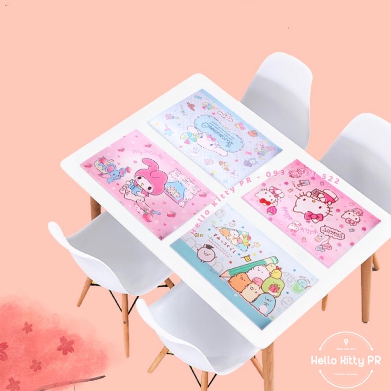 Tấm lót chống thấm nước Hello Kitty - Doremon Doraemon