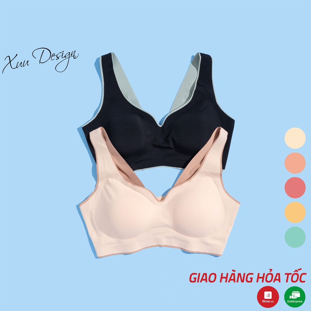 Áo lót bra su không đường may XUU chất liệu thoáng mát - AV04