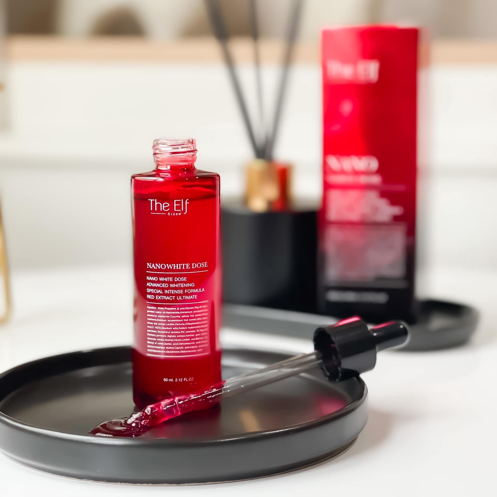 Serum truyền trắng mờ thâm sẹo The Elf Nano white dose Thái Land