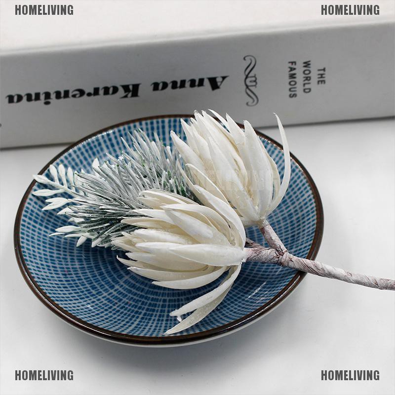 1 Cành Hoa Cỏ Thông Nhân Tạo Trang Trí Giáng Sinh / Tiệc Cưới / Sổ Tay