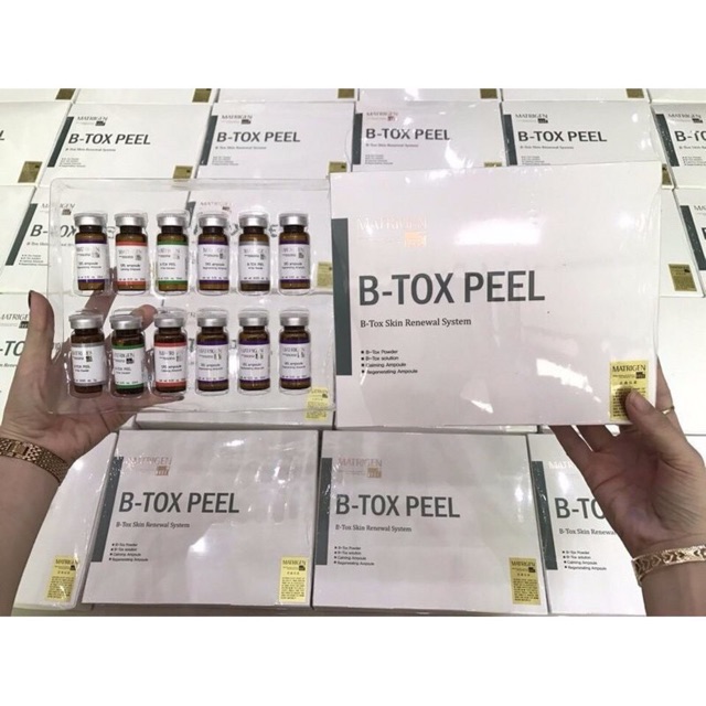 Vi kim tảo biển B-tox peel Hàn Quốc, kèm tế bào gốc (B-tox 4 màu)