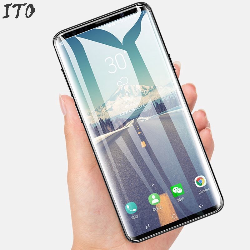 Anti-crash Screen Protector for Samsung Note9  Tempered Glass 3D Curved Film ito