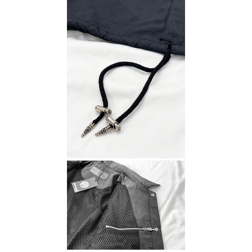 Áo khoác unisex logo Chrome Hearts chất liệu cao cấp thời trang phong cách