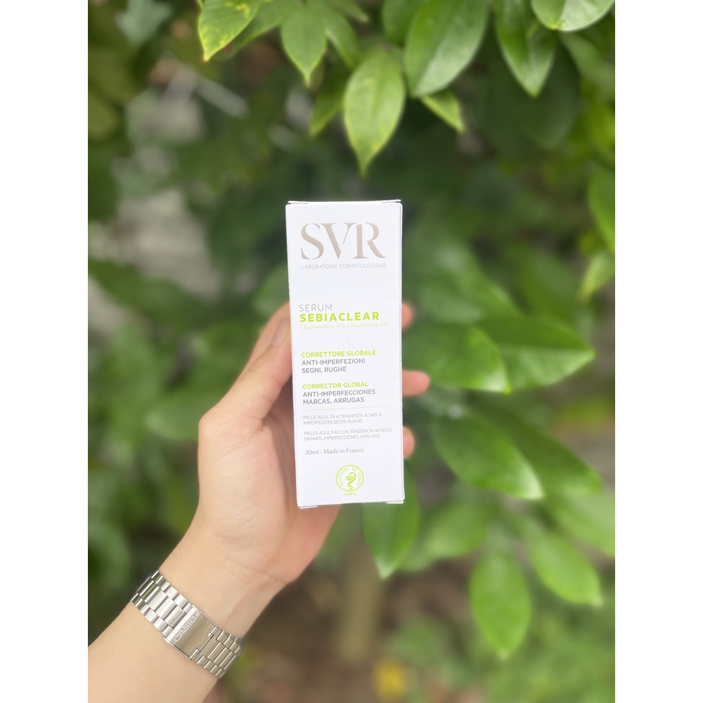 Serum svr Sebiaclear Giảm Mụn, Mờ Thâm, Dưỡng Ẳm  30ml