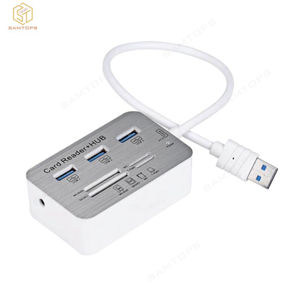 Bộ Chia 3 Cổng Usb 3.0 Hub 2.0 Cho Pc/Tf