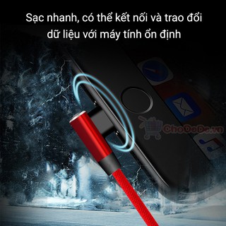 Cáp Sạc Vuông Góc iPhone Android Dành Cho Game Thủ CS14