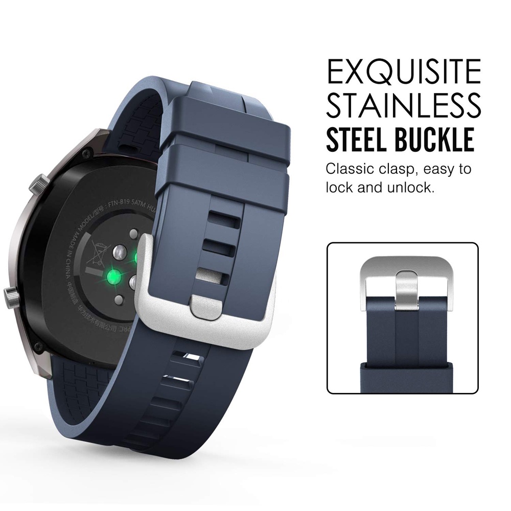 SAMSUNG Dây Đeo 22mm gt 2 2e pro Cho Đồng Hồ huawei galaxy watch 4 5 40mm 44mm 20mm gt3 46mm