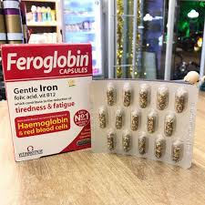 Viên Uống Bổ Máu An Toàn Vitabiotics Feroglobin B12 ( Hộp 30 Viên)