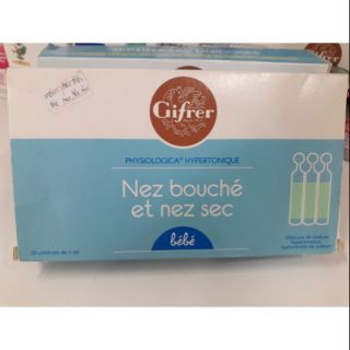 Nước Muối Gifrer Sinh Lý Kháng Viêm Tép Màu Xanh