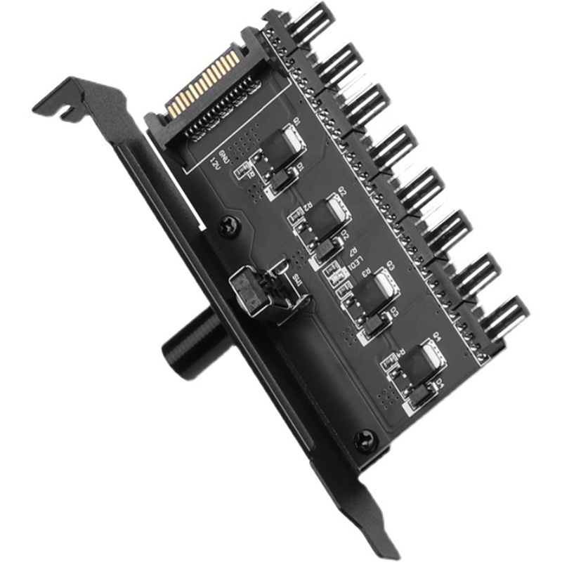Bộ Điều Khiển Tốc Độ Quạt 3pin 4Pin Sata / 4Pin Từ 1 Đến 8 PCI