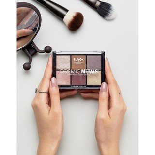 Bảng mắt nhấp nha nhấp nhánh NYX COSMETIC Cosmic Metals Shadow Palette