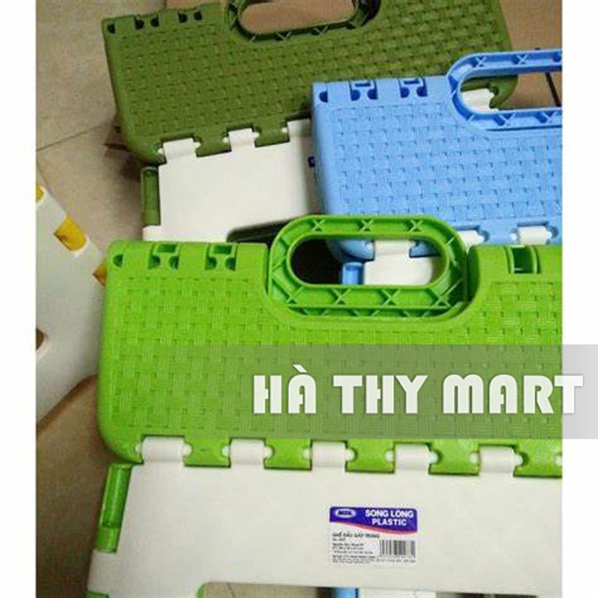 Ghế gấp ghế xếp nhựa mặt mây siêu đẹp (Bé)