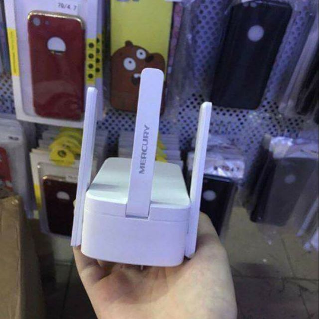 BỘ KÍCH WIFI 3 RÂU XUYÊN TƯỜNG