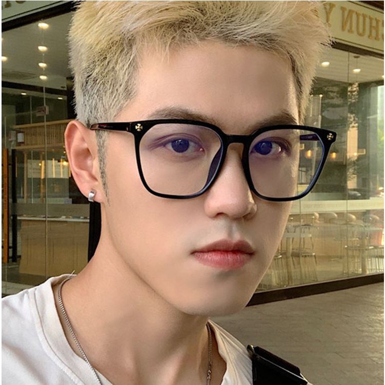 [HOT TREND-2021] Kính nam nữ không độ gọng đen phong cách Hàn Quốc mới nhất 2021 [K2hoa] | BigBuy360 - bigbuy360.vn