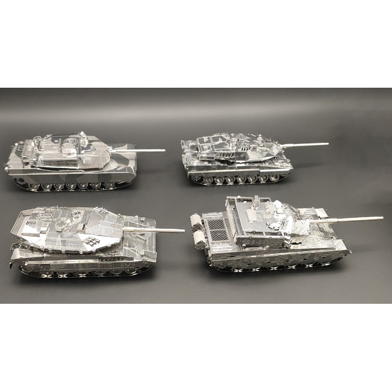 Mô hình lắp ghép kim loại 3d xe tank cỡ lớn mới