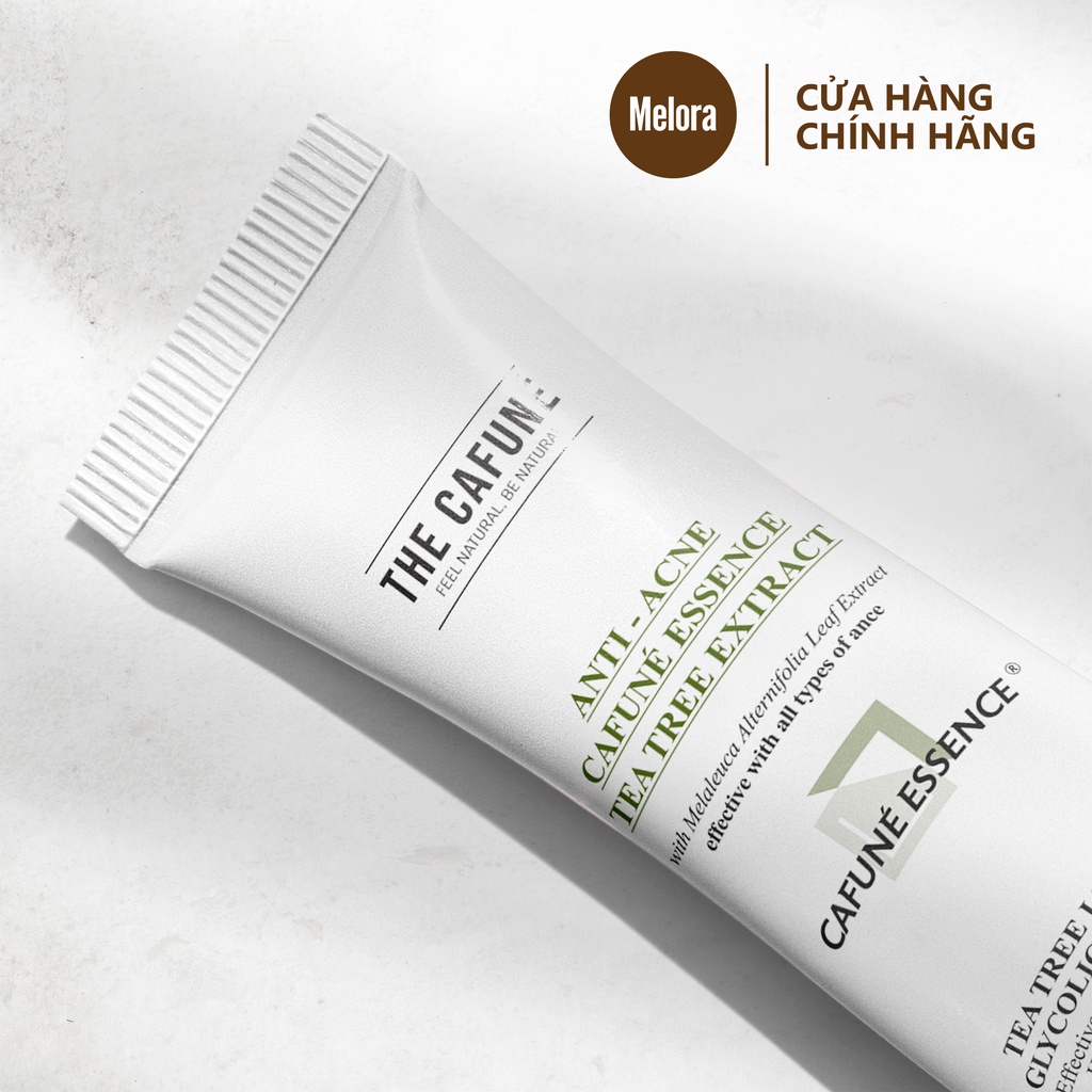 Tinh Chất Chấm Mụn Mờ Thâm Chính Hãng Cafuné Essence 15ml thành phần AHA Và Tràm Trà - Giảm Mụn, Giảm Thâm, Dưỡng Da