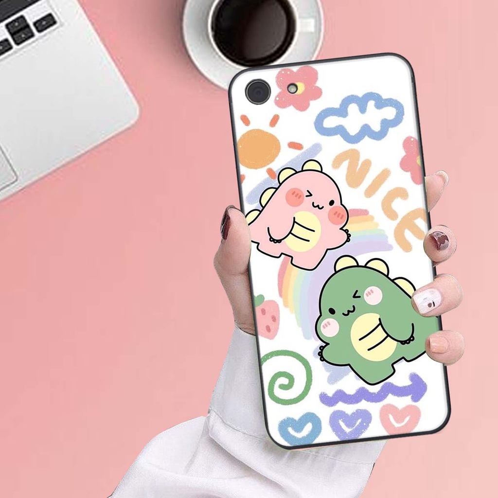 Ốp lưng Vivo Y53 / Y55 in hình khủng long , gấu nâu xinh xắn, siêu cute  mà còn vô cùng RẺ -ĐẸP