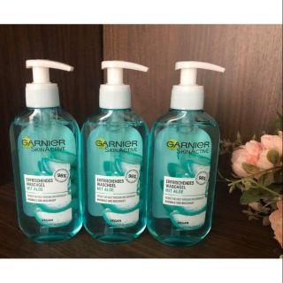 Hàng Đức Sữa rửa mặt Garnier Skin Active Wash Gel Aloe  chiết xuất từ lô hội