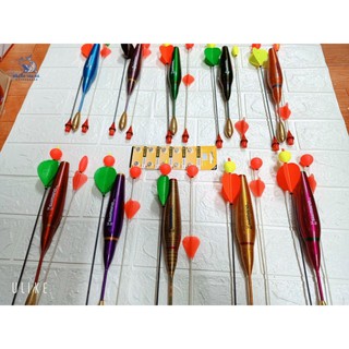 Phao câu lục chân đồng xoáy ren 2 ngọn ngày đêm bầu hồ lô 26,28,30,32 Tặng kèm 5 pin