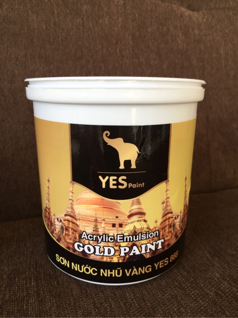 Sơn Nước Màu Nhũ Vàng 18K Yes Paint