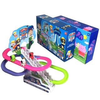 Đồ chơi Cầu trượt Chó leo thang, có nhạc