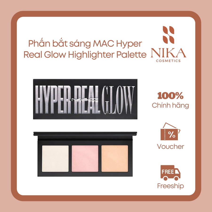 Phấn bắt sáng M.AC Hyper Real Glow Highlighter Palette