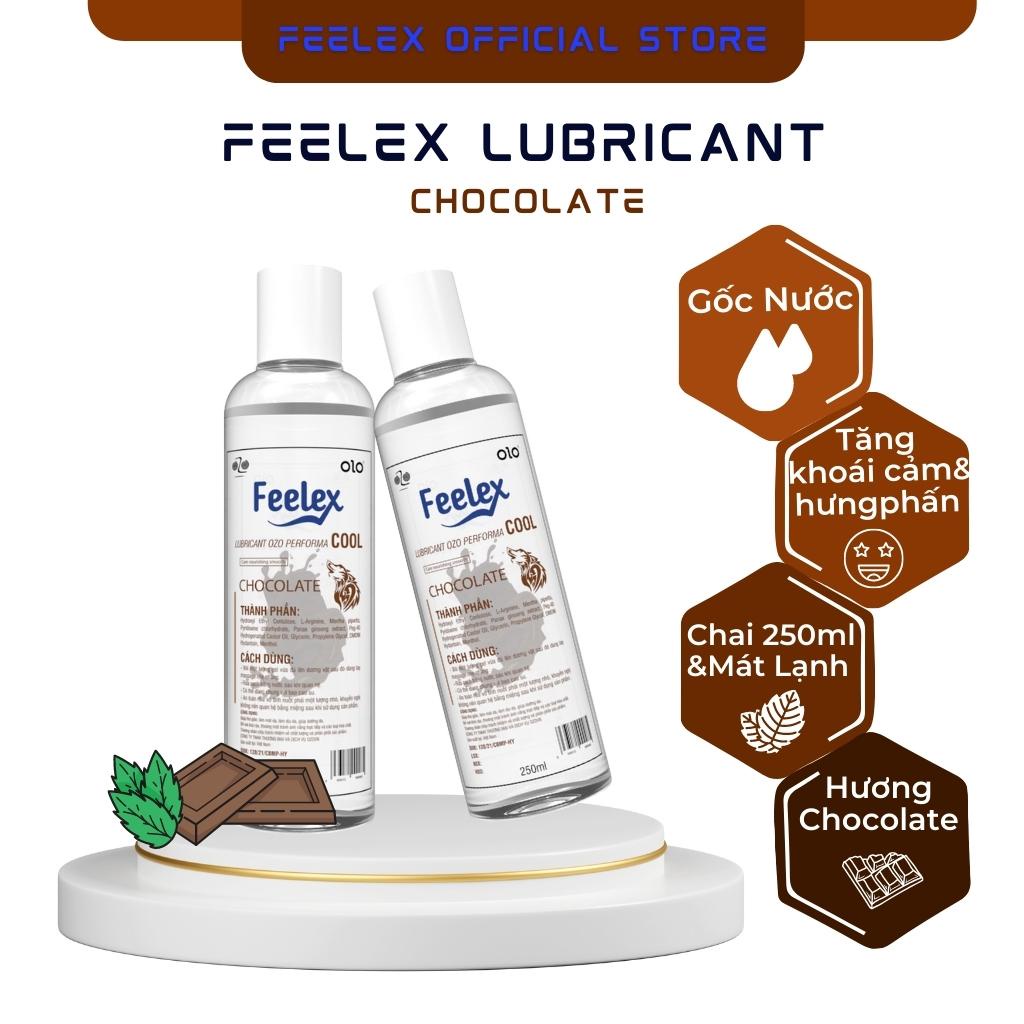 Gel bôi trơn Feelex Lubricant OZO performa cool hương socola loại 250ml thumbnail