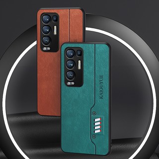 Ốp điện thoại da PU mềm chống sốc cho Oppo Reno 5 Pro Plus Reno5 tùy chọn màu sắc