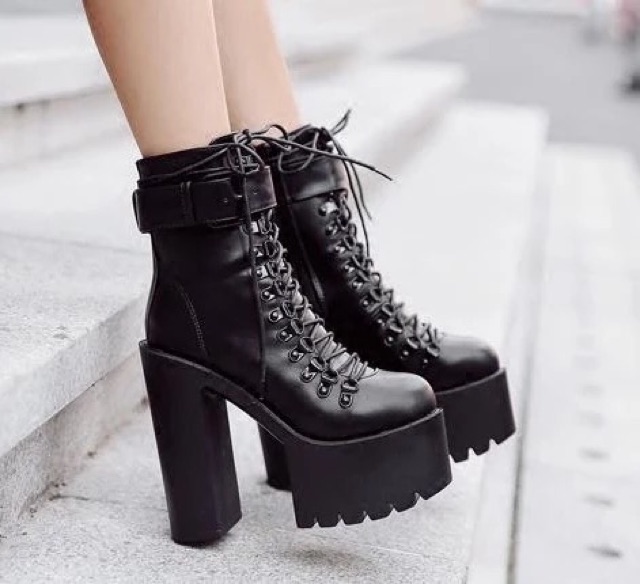 Giày cao gót đế vuông 14-15cm,16cm, 18cm đi nhảy, diễn